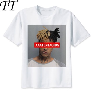 Xxxtentacion T shirt men t shirt fashion t-shirt O Neck white TShirts For man Top Tees M8166