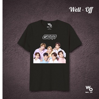  ใหม่เอี่ยมเสื้อยืด GOT7 👚Well - Off T-Shirts idol ไอดอล หนุ่มหล่อ