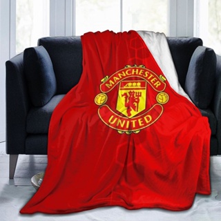 【พร้อมส่ง】ผ้าห่ม ผ้าสักหลาด แบบนิ่ม ลาย Manchesters United FC ให้ความอบอุ่น สําหรับโซฟา ห้องนอน ห้องนั่งเล่น เหมาะกับเด็ก และผู้ใหญ่
