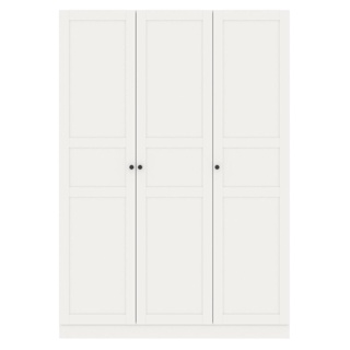 [กทม. 3-5 วัน ส่ง] SB Design Square ตู้เสื้อผ้าบานเปิด ขนาด 134 ซม. รุ่น Moneta สีขาว (134x57x200 ซม.) แบรนด์ KONCEPT FURNITURE