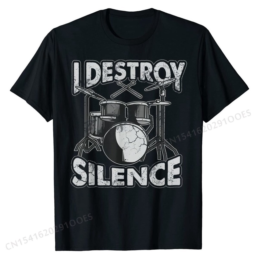 เสื้อยืด-ผ้าฝ้าย-พิมพ์ลายคําคมตลก-drums-drummer-percussionist-สําหรับผู้ชาย