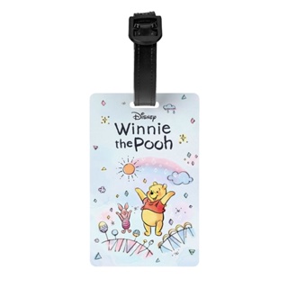 Winnie The Pooh ป้ายแท็ก PVC 5.4*8.5 ซม. สําหรับกระเป๋าเดินทาง