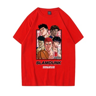 S-5XL SLAM DUNK Comic T-shirt Cotton Short Sleeve Casual Men Women Korean Fashion Tees Tops_08