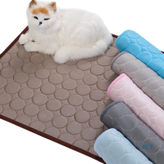 Bcf เบาะที่นอน ผ้าห่ม ระบายอากาศ ซักทําความสะอาดได้ ขนาดเล็ก กลาง ใหญ่ สําหรับสัตว์เลี้ยง สุนัข แมว เหมาะกับฤดูร้อน