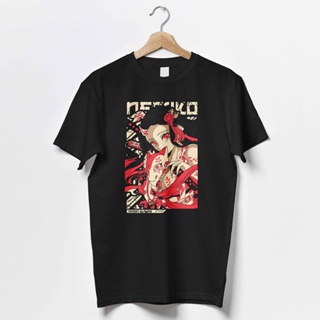 Demon Slayer Nezuko Kamado Anime Manga Graphic T-Shirt | Japanese Theme Anime Tee | Unisex Anime Graphic T-Shirts_03