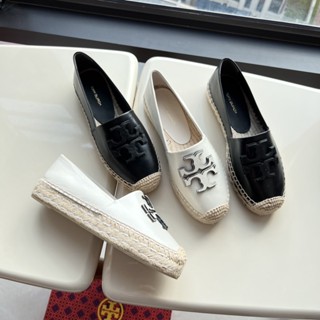 Tory BURCH TB รองเท้าสตรี ส้นหนา 2 สี Espadrille