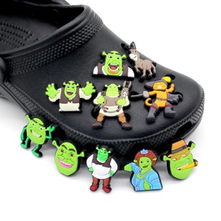 ของแท้ จี้การ์ตูนมอนสเตอร์ Jibbitz Donkey Monster Jibits Croc Charm ของตกแต่งรองเท้า สําหรับผู้หญิง