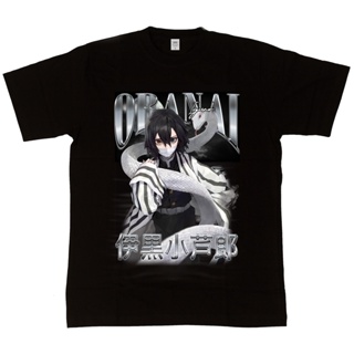 [S-5XL] เสื้อยืด พิมพ์ลายการ์ตูน Iguro Obanai Demon Slayer Homage Series