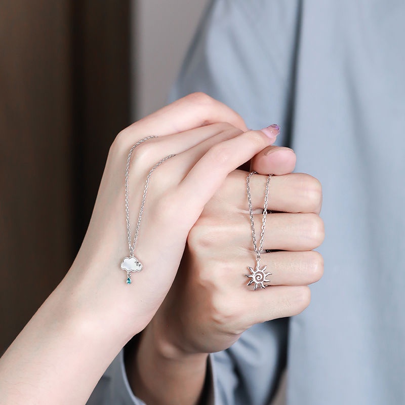 yy-สร้อยคอคู่รัก-จี้เฉพาะ-สไตล์ใหม่-อินเทรนด์-ของขวัญที่ระลึก-เครื่องประดับที่ระลึก-สไตล์ใหม่