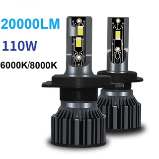 หลอดไฟตัดหมอก LED 20000LM 12V สําหรับรถยนต์ H1 H3 H8 H9 H11 H4 H7 9005 9006