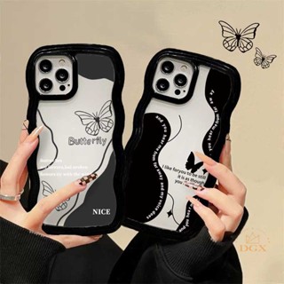 เคสโทรศัพท์มือถือ TPU ลายผีเสื้อ สําหรับ iPhone 14 14 Pro MAX 11 Pro 11 Pro MAX 12 12 Pro 12 Pro MAX iPhone 13 Pro MAX X XR XS MAX 6 6S 7 8 Plus SE 2020 DGX