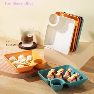 Familiesandhot&gt; ถาดเกี๊ยว ซูชิ อาหาร เกี๊ยว ทรงสี่เหลี่ยม PP 1 ชิ้น