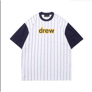 เสื้อยืดแขนสั้น คอกลม พิมพ์ลายทาง DREW HOUSE แฟชั่นสําหรับผู้ชายและผู้หญิง