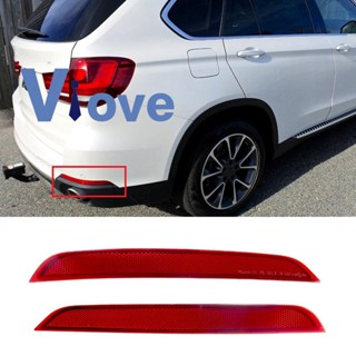 For BMW F15 X5 2014 2015 2016 2017 2018 Rear Bumper Reflector Light Trim Cover 63147290091 63147290092