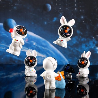 ตุ๊กตากระต่ายนักบินอวกาศ ขนาดเล็ก สําหรับตกแต่งสวน 1 ชิ้น