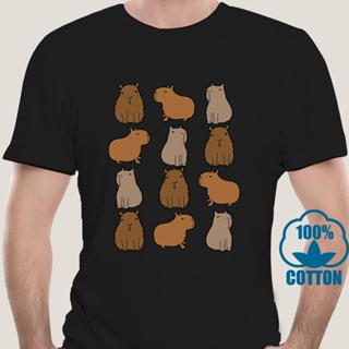 ขาย3913X Capybara T Shirt (พิมพ์ด้านหน้า)（S-5XL）