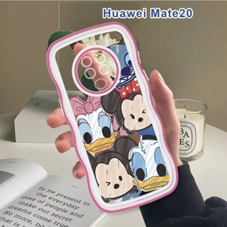 สําหรับ Huawei Mate 20 30 Pro เคสโทรศัพท์มือถือ แบบนิ่ม ลายการ์ตูนแอนิเมชั่น กันกระแทก