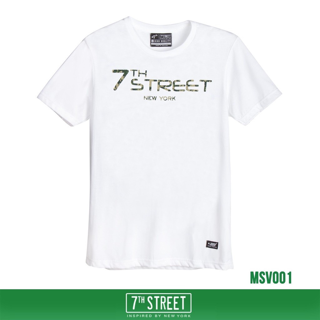 เสื้อยืด-7th-street-แนวสตรีท-รุ่น-7th-ลายทหาร-ขาว-ดำ-กรมเข้ม-msv001-msv002-msv006-ของแท้