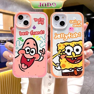 เคสโทรศัพท์ซิลิโคน TPU แบบนิ่ม ลายสพันจ์บ็อบ ปากใหญ่ กันกระแทก สําหรับ iPhone 15 14 13 12 11 Promax 6 6S 7 8 Plus XS X XR XsMax SE 3 In 1