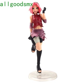 Allgoods ของเล่นโมเดลฟิกเกอร์ Naruto Shippuden Hyuga Hinata Haruno Sakura สําหรับเด็ก 20-23ซม.