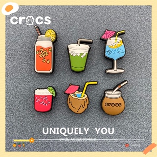 Crocs jibbitz charms อุปกรณ์เสริมรองเท้า ลายเครื่องดื่ม ฤดูร้อน