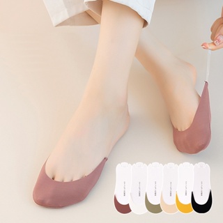 ถุงเท้า ผ้าเรยอน ระบายอากาศได้ดี สีพื้น สําหรับผู้หญิง จํานวน 1 คู่