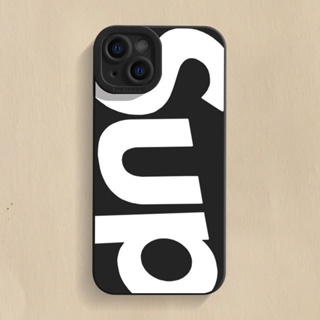 Sup Letters Black Case For Iphone 14 Phone Case for Iphone13promax Soft XS/11/Xr/12/8Plus