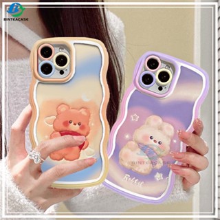 เคสโทรศัพท์มือถือ TPU ขอบโค้ง ลายกระต่าย หมีน้อยน่ารัก สําหรับ Samsung A14 M14 M23 F23 A04 A04E A13 A03 A03S A50 A50S A30S A23 A22 A21S A12 A02S A11 A51 A10 A30 A52 A52S M12 A71 A53 A32