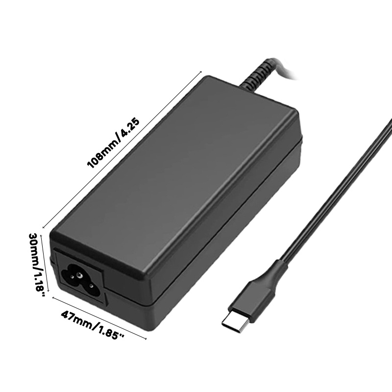 ev-ใหม่-อะแดปเตอร์ชาร์จแล็ปท็อป-65w-usb-c-สําหรับ-chromebooks-yoga-notebook-ac