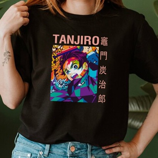 Mens T-shirt Kawaii Anime Demon Slayer Character Kamado Tanjirou T Shirt Creative Design Manga Clothes Style Trend_03