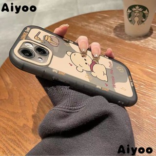 ✅ใหม่ เคสโทรศัพท์มือถือ ซิลิโคนนิ่ม ใส ลายการ์ตูนหมีพูห์ อินเทรนด์ สําหรับ iPhone 14promax 13pro 12 8plus 7 xrins YD3R