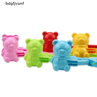 Bdgf แม่พิมพ์ทําลูกบอลหิมะ รูปหมี ของขวัญฤดูหนาว สําหรับเด็ก