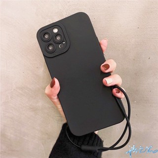 เคสโทรศัพท์มือถือ ลาย Free lanyard แฟชั่นสไตล์เกาหลี เรียบง่าย สําหรับ Huawei Y9 Prime Y6 Pro Y7 Pro Y7A Y9S Y7P 2019 2020 Y9 Y7 Y6 2019 Nova Y61