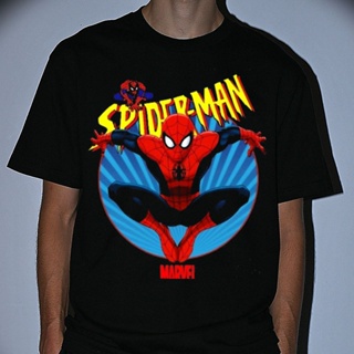 【Spider -Man Psycho Crucify】เสื้อยืดโอเวอร์ไซส์ Spider-Man Psycho Crucify Marvel Avengers Print Shirt | เสื้อยืดโอเวอร์ไ