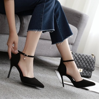 Aès  รองเท้าส้นสูง ผู้หญิง รองเท้ามีส้นผญ แฟชั่น รองเท้าสตรีสวย Korean Style Comfortable สไตล์เกาหลี High quality X0101548-2 36Z230909