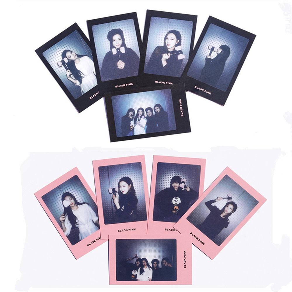 โปสการ์ด-อัลบั้มรูปภาพ-black-pink-the-lisa-rose-jennie-jisoo-lomo-สีดํา-สีชมพู-จํานวน-5-ชิ้น-ต่อชุด