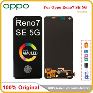 Amoled หน้าจอสัมผัส LCD 6.4 นิ้ว แบบเปลี่ยน สําหรับ OPPO Reno7 SE 5G PFCM00
