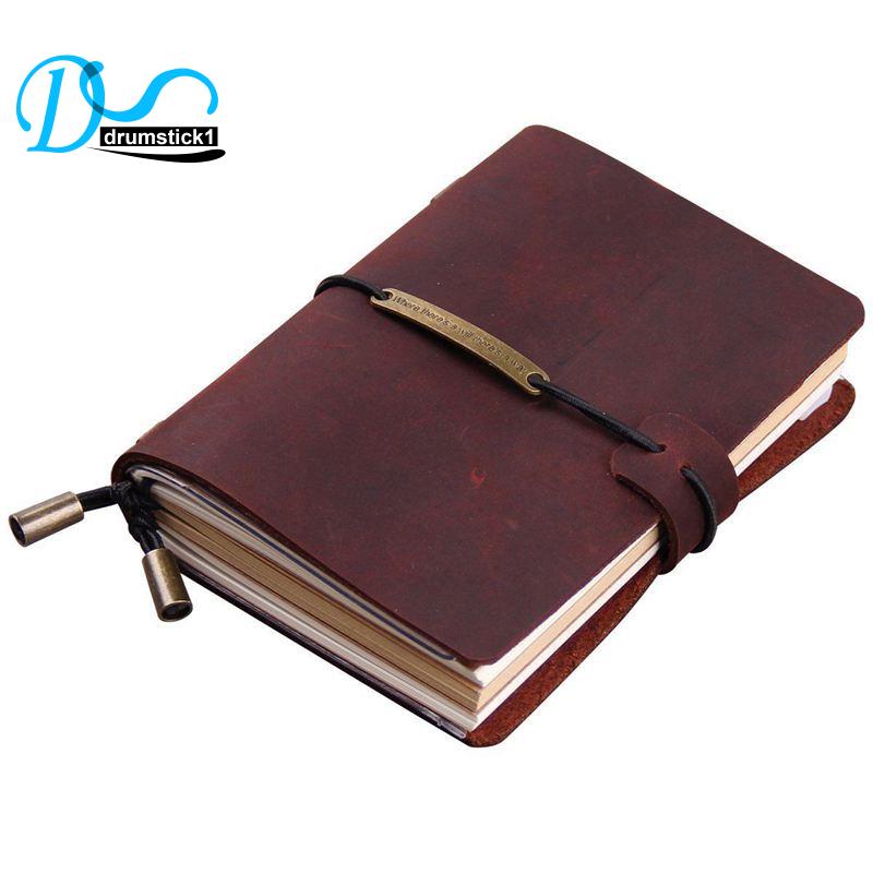 【High quality】Handmade Traveler's Notebook, Leather Travel Journal