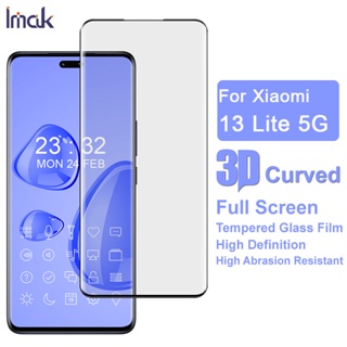 แท้ ฟิล์มกระจกนิรภัยกันรอยหน้าจอ 3D ทรงโค้ง สําหรับ Xiaomi Mi 13 Lite 5G Xiomi Mi13 Lite 5G