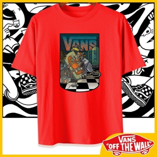 Ash clutz - Vans T-shirt Couple Cotton Vans Shirt Unisex_03