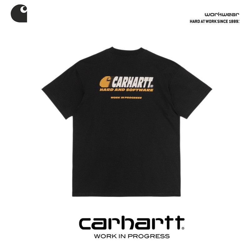 carhartt-พร้อมส่ง-เสื้อยืดแขนสั้น-พิมพ์ลาย-carhart-toolling-tide-back-overlapping-สําหรับผู้ชาย-และผู้หญิง