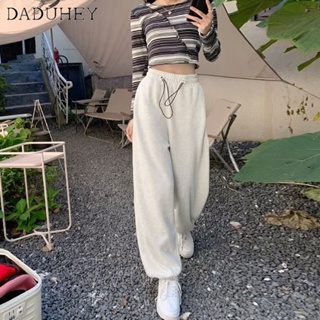 DaDuHey🎈 Womens Straight Loose Jeans Spring and Summer 2023 New High Waist Slimming Plus Size Wide Leg Mop Pants