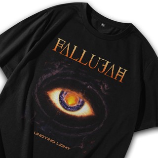 Kaos Band Death Metal Fallujah เสื้อยืดลําลอง แขนสั้น พิมพ์ลายวงดนตรี Baju พรีเมี่ยม สไตล์พังก์ วินเทจ สําหรับผู้ชาย ผู้หญิง ไซซ์ใหญ่ ทัวร์ทัวร์ด้านนอก อินโดนีเซีย 335