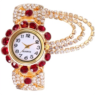 นาฬิกาควอตซ์สำหรับผู้หญิง,นาฬิกาลำลองที่สวยงามเป็นเอกลักษณ์นาฬิกาข้อมือสำหรับผู้หญิง B1