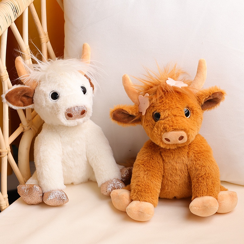 vance-สินค้าใหม่-hot-highland-cow-ตุ๊กตาจามรีน่ารัก-scottish-highland-yak-plush-toy