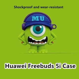 【พร้อมส่ง】เคสหูฟัง แบบนิ่ม ลายการ์ตูนอวกาศ สีพื้น สําหรับ Huawei Freebuds 5i