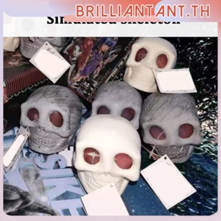 Skull Monster Gothic Toy, New Skull Squeeze Balls, Skull Stress Relief Toy,จำลอง Skull ปั๊ม Tricky Prank ของเล่นฮาโลวีนของขวัญ Bri