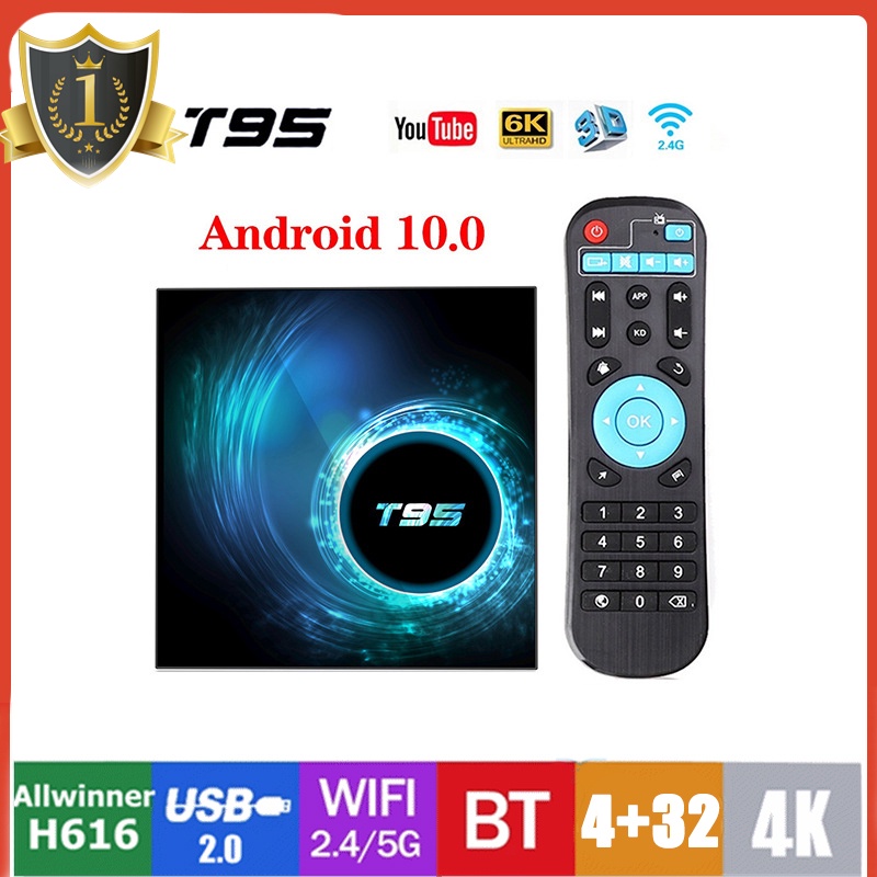 ดูฟรีไม่มีรายเดือน-t95-android-10-รุ่นใหม่ล่าสุด-wifi-2-4-5g-ram-4g-rom-32-h616-ลงแอพพร้อมดู-กล่องแอนดรอย-กล่องดูทีวี