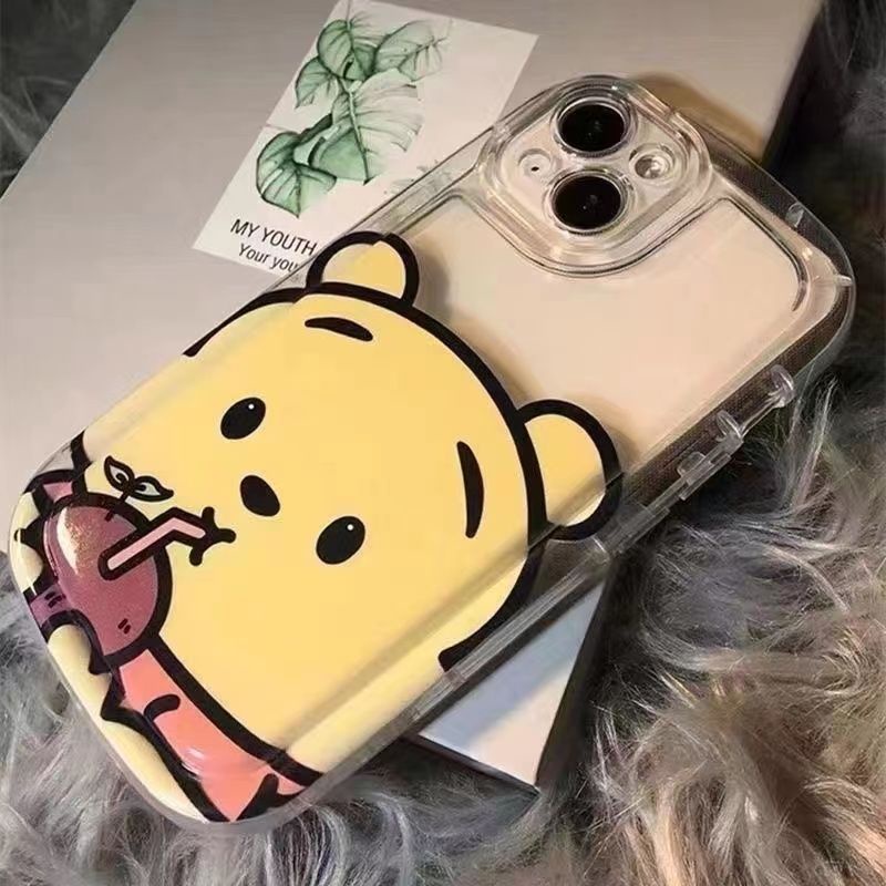 เคสป้องกันโทรศัพท์มือถือ-แบบนิ่ม-ลายการ์ตูนหมีพูห์-สําหรับ-apple-iphone-14-13-12pro-11-xr-xsmax-yhxf