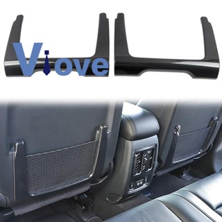 Car Carbon Fiber Seat Backrest Cover Trim Fit for Dodge Durango 2011-2022